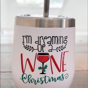 Christmas Wine Tumbler